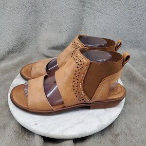 Veracruz Shoes Womens EU 40 US 9-9.5 Brown Leather Sunstone Artisan Sandals
